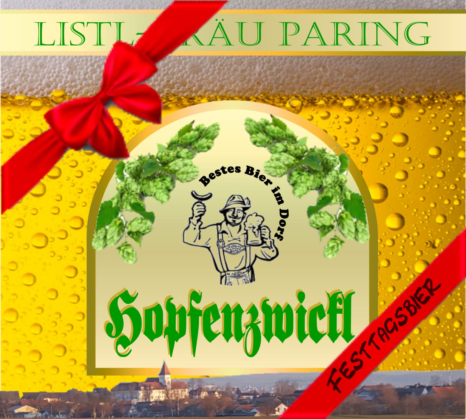 Etikett Hopfenzwickl vorne