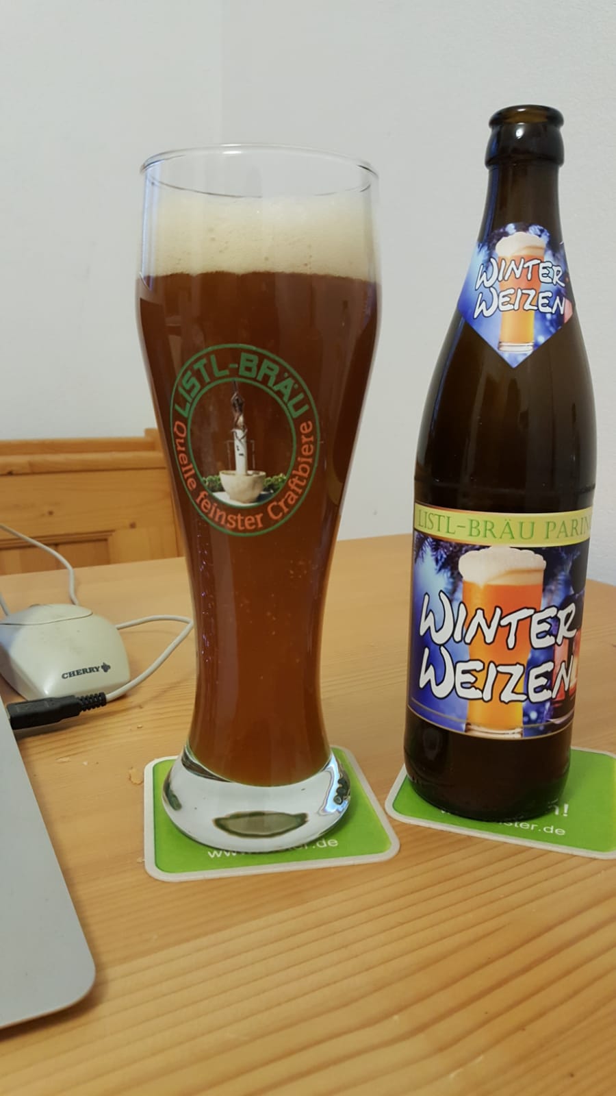 Winterweizen eingeschenkt